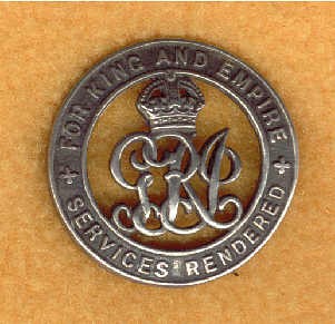 Silver War Badge